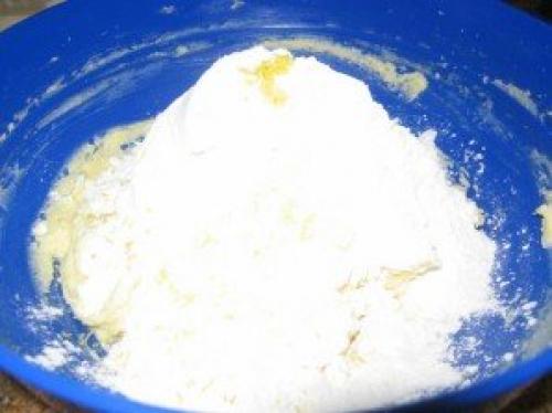 Тертый пирог с вареньем