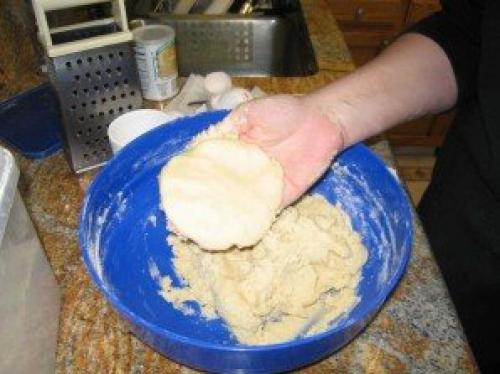 Тертый пирог с вареньем