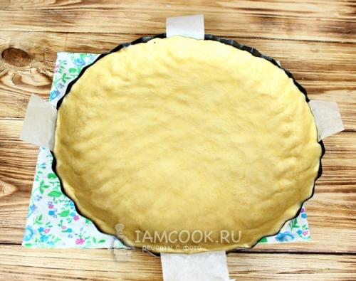 Песочный пирог с творогом