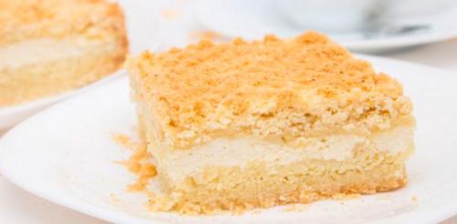 Насыпной пирог с творогом. Как приготовить насыпной пирог с творогом быстро, вкусно и без особых усилий