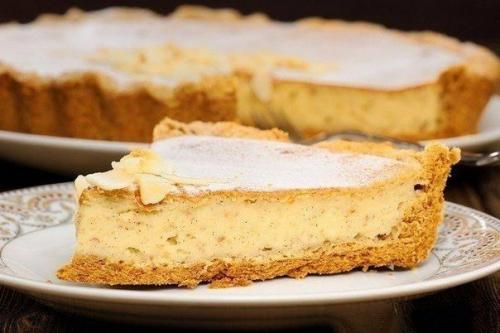 Тертый пирог с творогом и бананом. Пирог-объедение с творогом и бананом