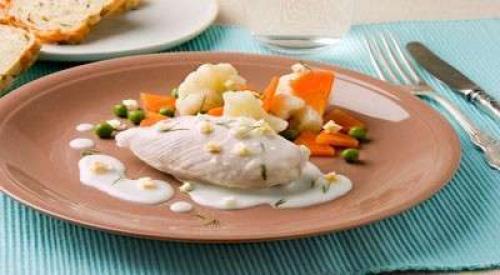 Куриное филе в молоке с чесноком. Куриное филе, тушеное в молоке, с добавлением различных ингредиентов