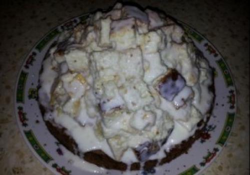 Торт Хлопчик кучерявый со сгущенкой. 