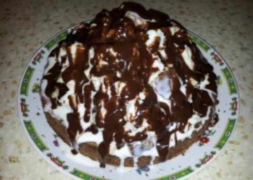 Торт Хлопчик кучерявый со сгущенкой. 