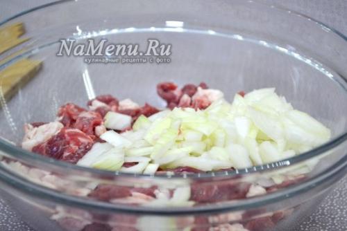 Пирог с картошкой и мясом татарский рецепт. Татарский пирог с мясом и картошкой