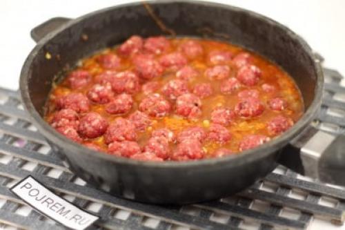 Спагетти с фрикадельками пошаговый рецепт. Рецепт: спагетти с фрикадельками