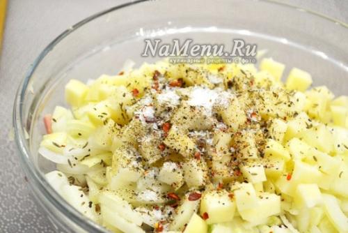 Пирог с картошкой и мясом татарский рецепт. Татарский пирог с мясом и картошкой