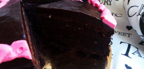 Торт Пища Дьявола рецепт. Шоколадный торт дьявола