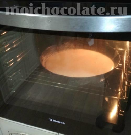 Кучерявый Панчо торт. Приготовление бисквита