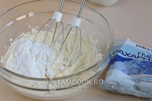 Творожный крем для капкейков который держит форму. 