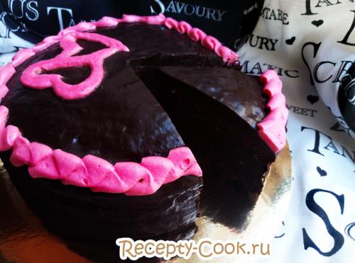Торт Пища Дьявола рецепт. Шоколадный торт дьявола