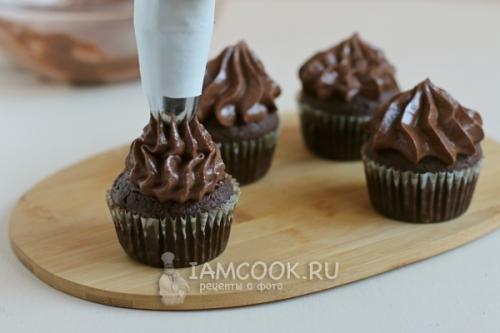 Творожный крем для капкейков который держит форму. 