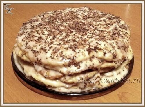 Творожный торт на сковороде со сметанным кремом. Рецепт торта на сковороде