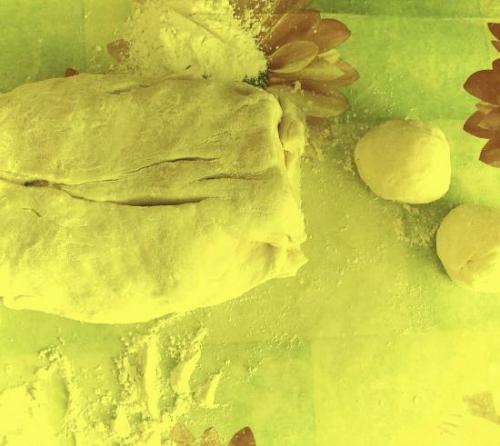 Творожный торт на сковороде с заварным кремом.