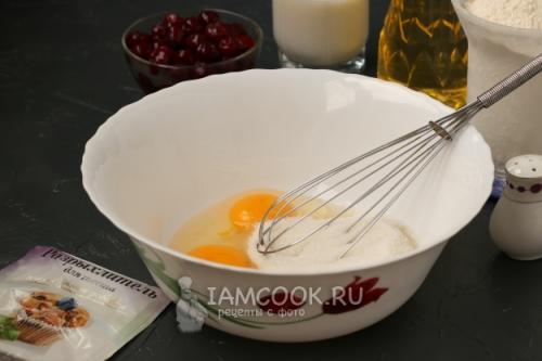 Рецепт пирога с вишней на кефире. Простой пирог с вишней на кефире