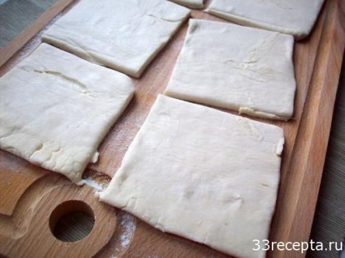 Слоеное тесто булочки с творогом. Булочки из слоеного теста с творогом и цукатами