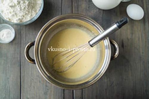 Творожный торт на сковороде с творожным кремом. Творожный торт на сковороде с заварным кремом