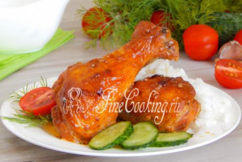 Курица маринованная в кефире и запеченная. Курица в кефире в духовке