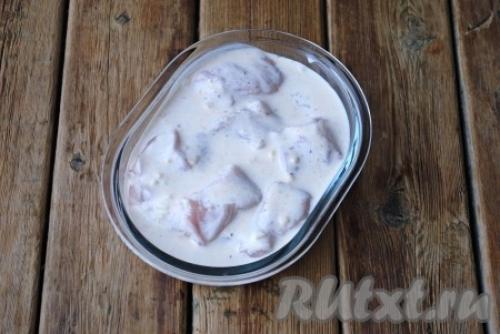 Курица маринованная в кефире жареная. Куриное филе в кефире на сковороде