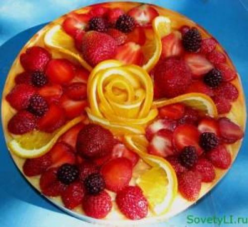Бисквитный торт с творожным суфле и желе. Творожный торт-суфле «Фруктовая фантазия»