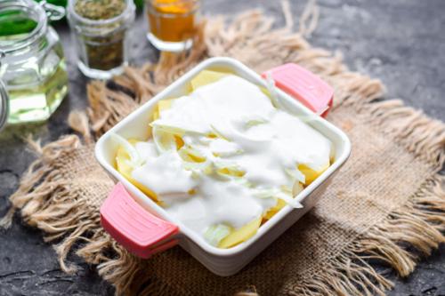Картофельная запеканка с курицей и майонезом. Картофельная запеканка с курицей в духовке