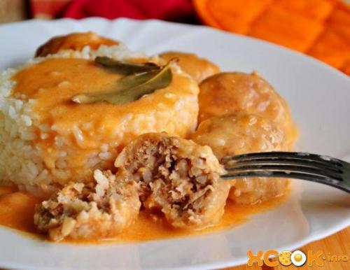 Тефтели, как в детском саду без риса. Пошаговый рецепт приготовления мясных тефтелей с рисом в соусе как в детском саду с фото