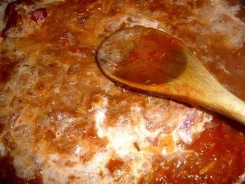 Ленивые голубцы в духовке в томатно-сметанном соусе. Ленивые голубцы в духовке в томатно-сметанном соусе