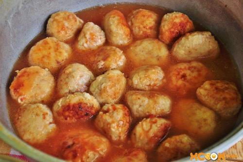 Тефтели, как в детском саду без риса. Пошаговый рецепт приготовления мясных тефтелей с рисом в соусе как в детском саду с фото