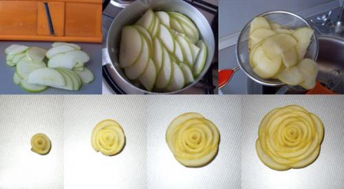 Как сделать розы из яблок для пирога. Как сделать розы из яблок?