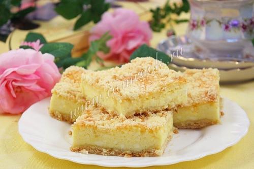 Королевский пирог с творогом с маргарином. Королевская ватрушка