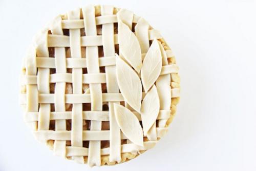 Как украсить яблоками пирог. Как оригинально украсить пирог