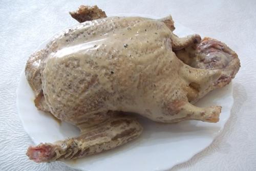 Утка с яблоками и апельсинами в рукаве в духовке. Пошаговый рецепт