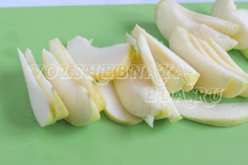 Пирог с творожной начинкой и яблоками. Ингредиенты к рецепту