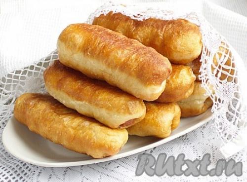 Тесто на сосиски в тесте жареные в масле. Жареные сосиски в тесте