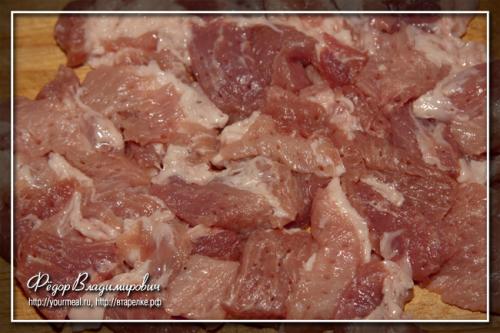 Чем заменить майонез в мясе по-французски. Мясо по-французски. Без майонеза.