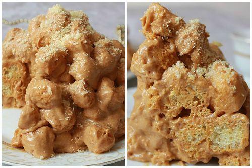 Десерт из кукурузных палочек рецепт. Торт из кукурузных палочек со сгущенкой