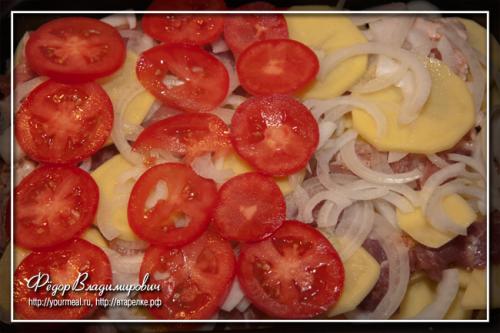 Чем заменить майонез в мясе по-французски. Мясо по-французски. Без майонеза.