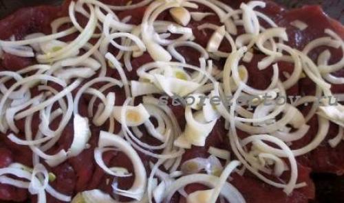 Мясо по-французски из говядины в духовке. Рецепт мяса по-французски из говядины с картошкой + пошаговое фото