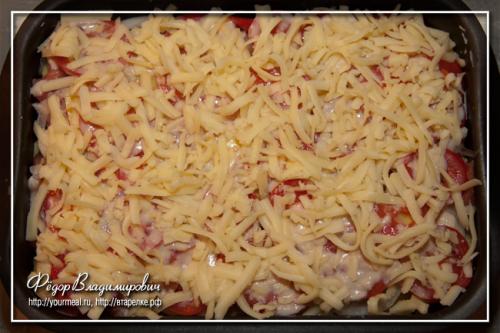 Чем заменить майонез в мясе по-французски. Мясо по-французски. Без майонеза.