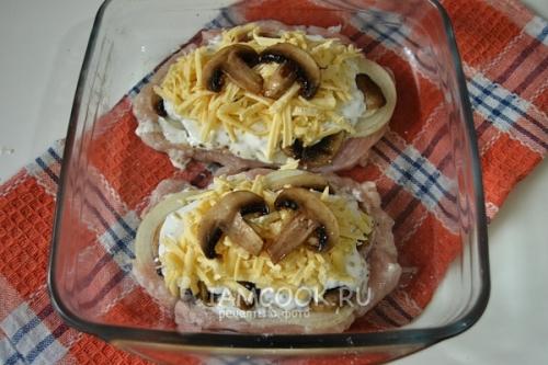 Мясо по-французски с картошкой без майонеза. Мясо по-французски без майонеза