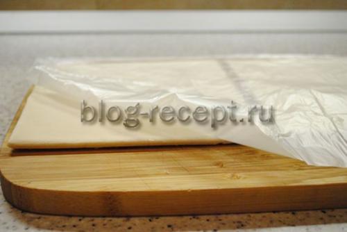 Рецепты из слоёного теста с яблоками. Ингредиенты: