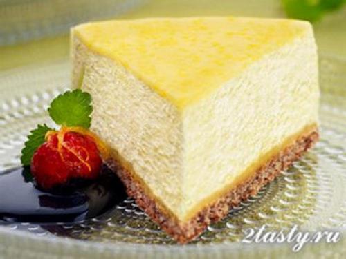 Лимонный мусс на сливках. Лимонный мусс с ванилью