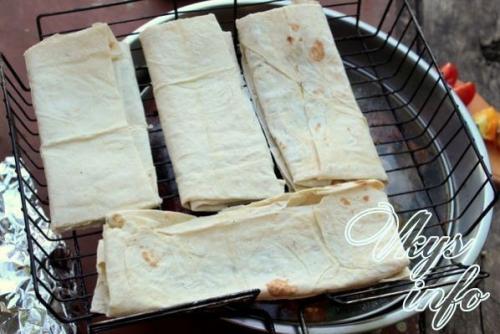 Рецепт ЛАВАШ с сыром на мангале. Лаваш с сыром на мангале