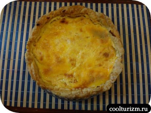 Творожно-лимонный пирог из слоеного теста. Творожный пирог из слоеного теста. Творог и лимон.