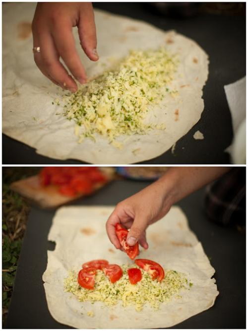 ЛАВАШ на мангале с сыром сулугуни. Сулугуни в лаваше