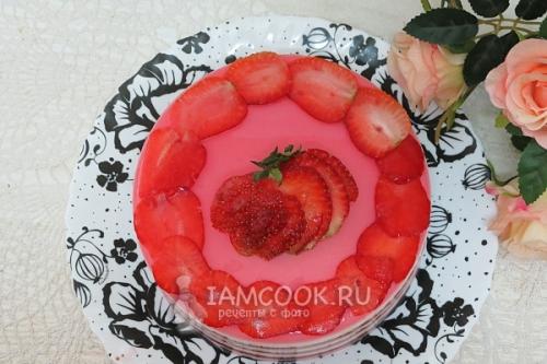 Желейный торт без выпечки. Желейный торт без выпечки