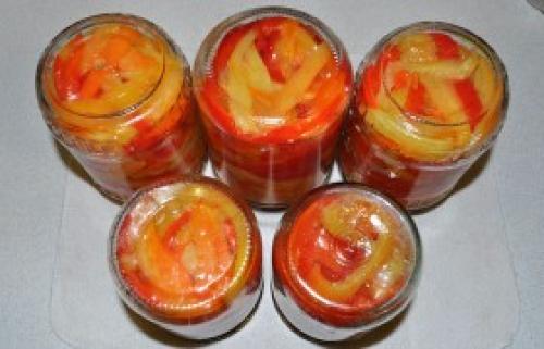 Сладкий перец на зиму с сахаром. Рецепт 2: маринованный сладкий перец на зиму