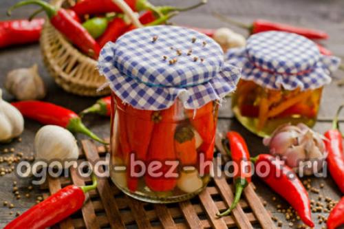 Маринованный острый перец на зиму по-армянски. Маринованный острый перец по-армянски