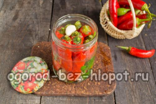Маринованный острый перец на зиму по-армянски. Маринованный острый перец по-армянски