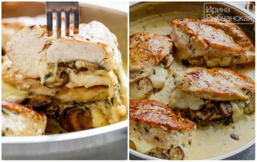 Куриная грудка фаршированная сыром и зеленью в духовке рецепт. Фаршированная куриная грудка — мои излюбленные рецепты